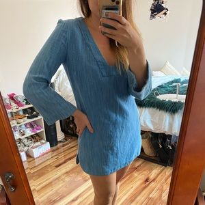 Zara denim dress- size Medium